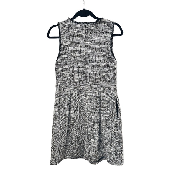LOFT Shimmer Boucle Flare Dress - Picture 8 of 11